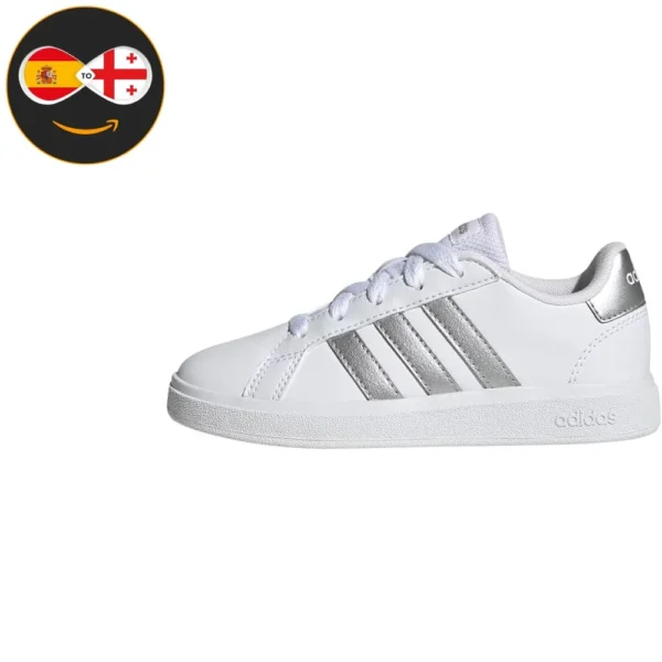 Adidas Kids 1 (White / Silver)