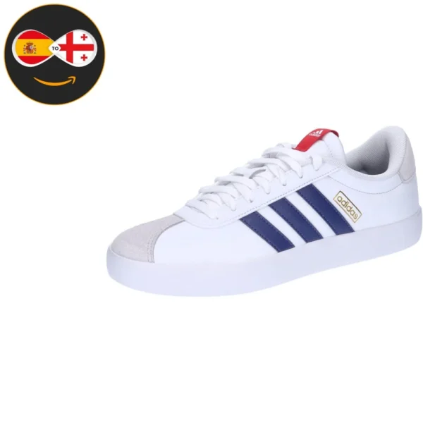 Adidas VL Court (White / White / Blue)