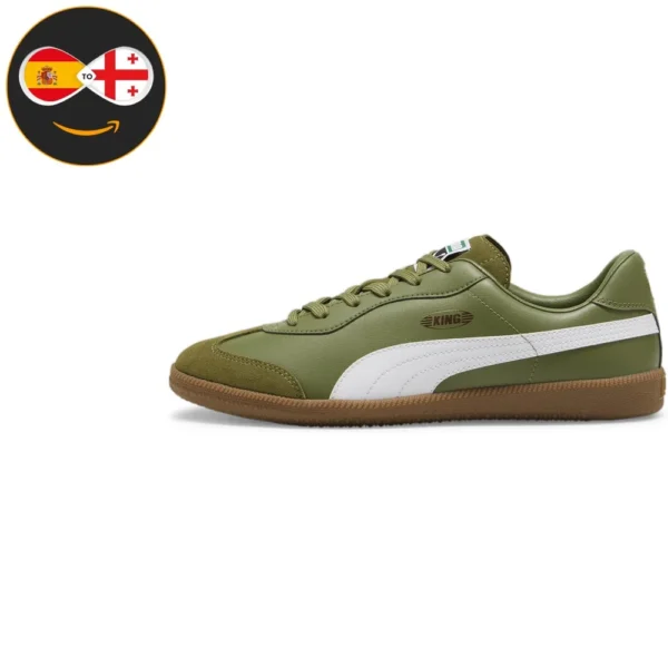 PUMA King 21 (Olive Green Puma White)