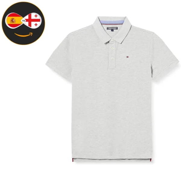 Tommy Hilfiger Boys Polo (Grey)