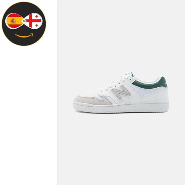 New Balance 480 UNISEX white/dark green