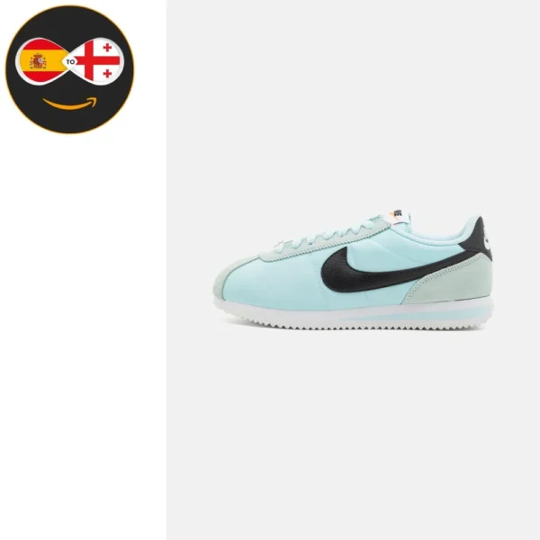 Nike Sportswear CORTEZ  glacier blue/black/white/safety orange