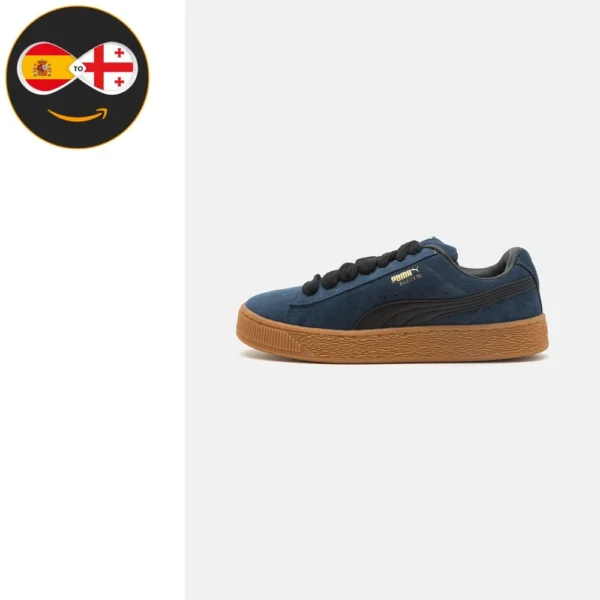 Puma SUEDE XL UNISEX club navy/black/gold