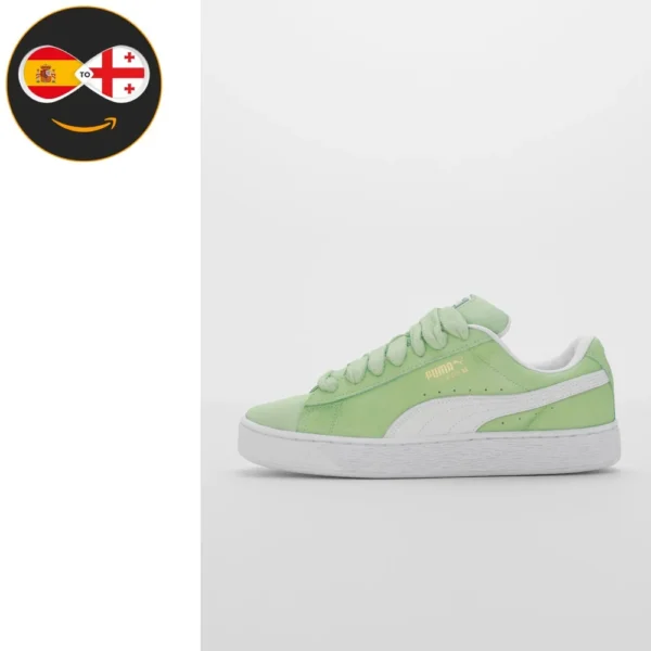 Puma SUEDE XL UNISEX pure green/white