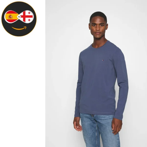 Tommy Hilfiger SLIM FIT LONG SLEEVE blue