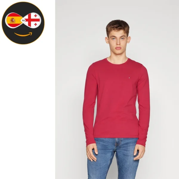 Tommy Hilfiger SLIM FIT LONG SLEEVE royal berry