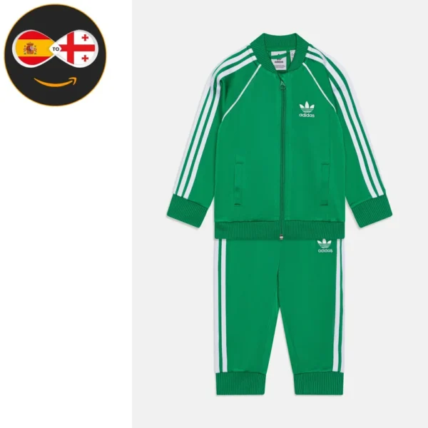 adidas Originals ADICOLOR SUPERSTAR TRACK SUIT KIDS green