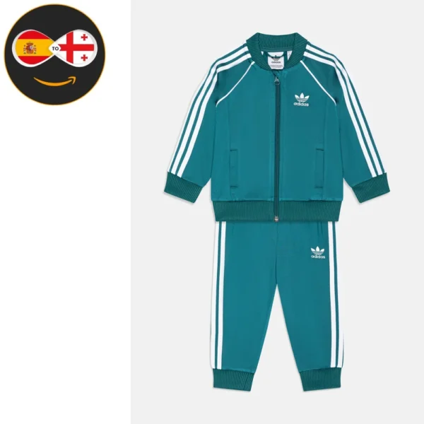 adidas Originals ADICOLOR SUPERSTAR TRACK SUIT KIDS legacy teal