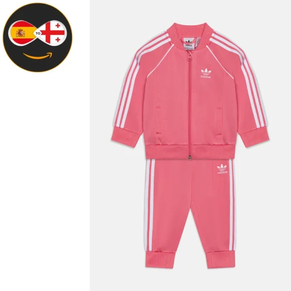 adidas Originals ADICOLOR SUPERSTAR TRACK SUIT KIDS rose tone