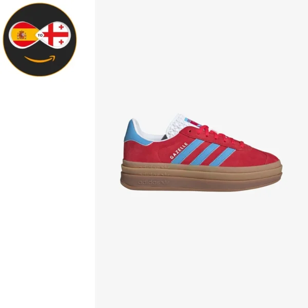 adidas Originals GAZELLE BOLD - Zapatillas active pink semi blue burst cloud white