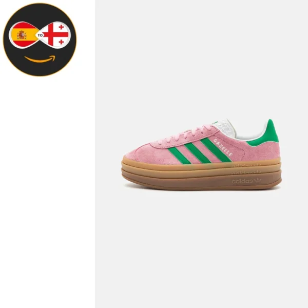 adidas Originals GAZELLE BOLD true pink/green/cloud white