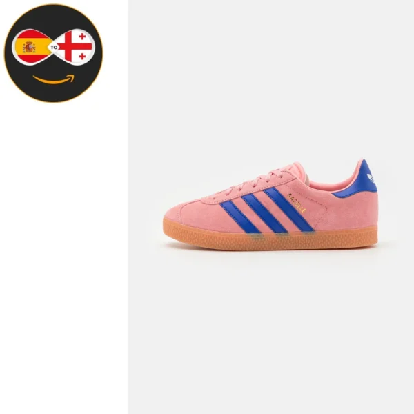 adidas Originals GAZELLE KIDS semi pink spark/lucid blue