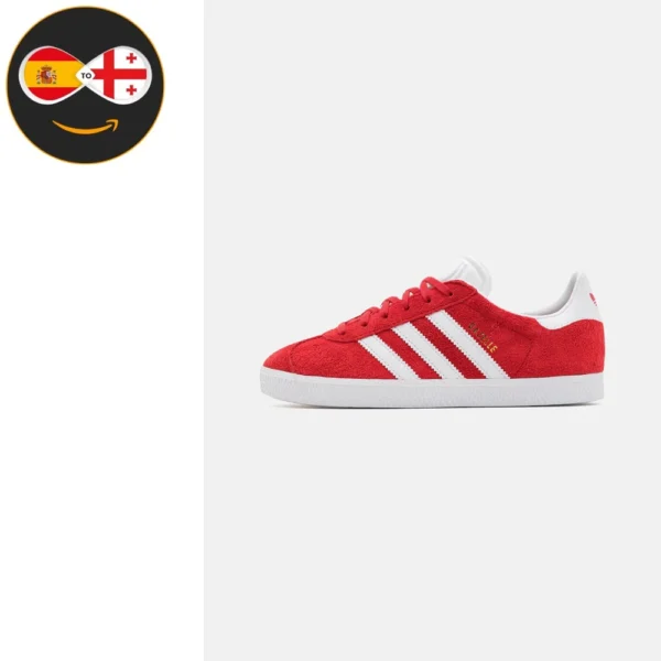 adidas Originals GAZELLE better scarlet/footwear white/gold metallic