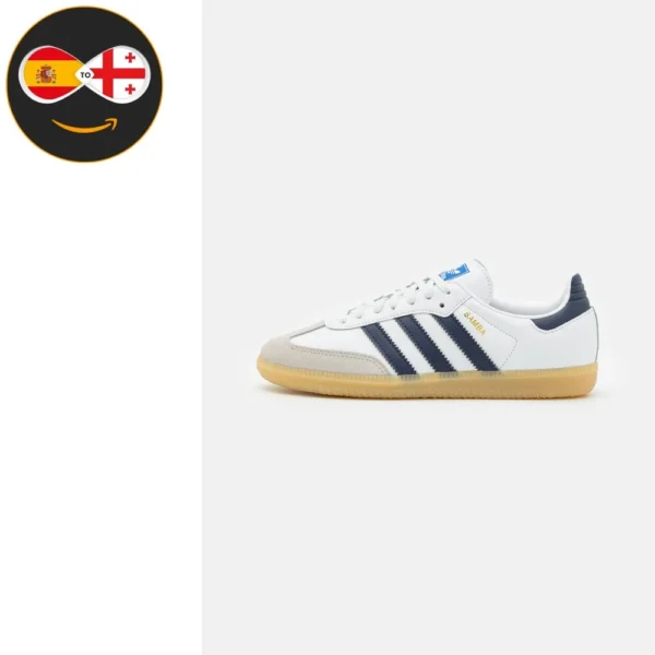 adidas Originals SAMBA OG KIDS footwear white/collegiate navy