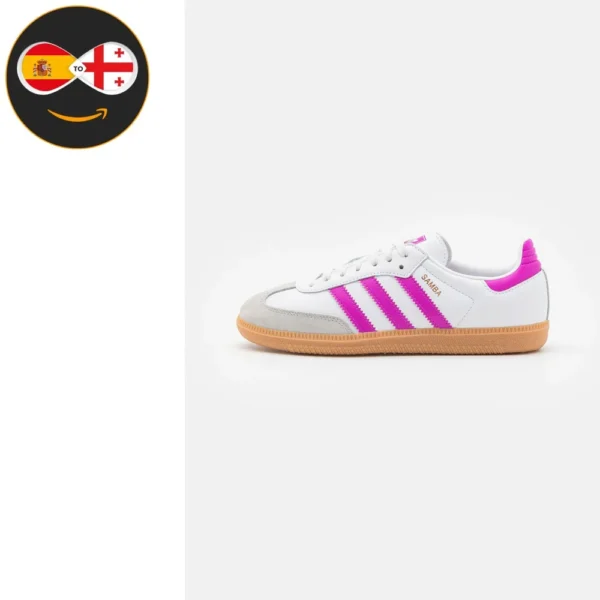 adidas Originals SAMBA OG KIDS footwear white/purple burst