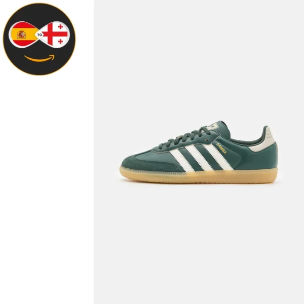 adidas Originals SAMBA OG KIDS mineral green/off white/putty grey