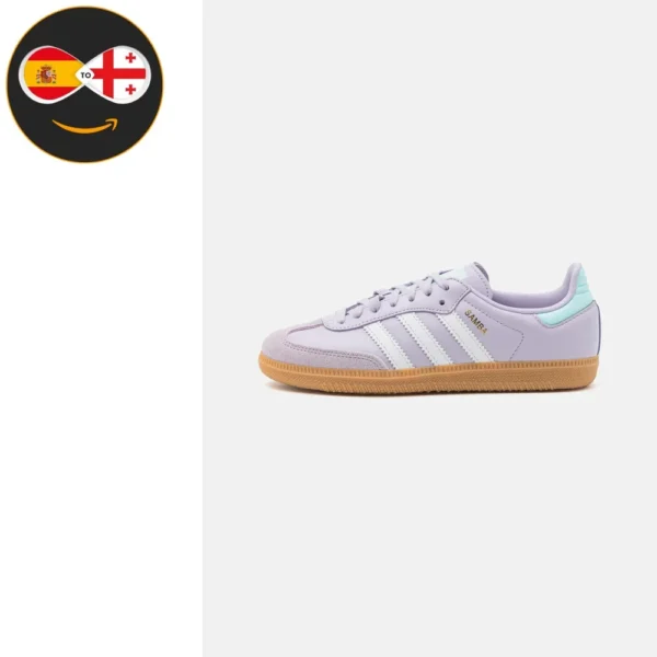 adidas Originals SAMBA OG KIDS silver dawn/crystal white/semi flash aqua