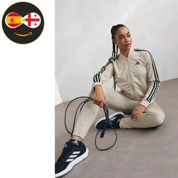 adidas Sportswear ESSENTIALS 3-STRIPES beige/black