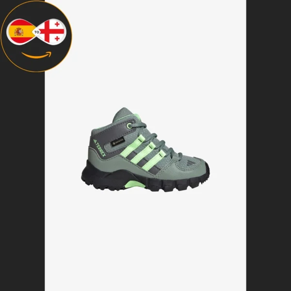 Adidas Terrex TERREX MID GORE-TEX® HIKING - Zapatillas de senderismo silver green green spark grey four