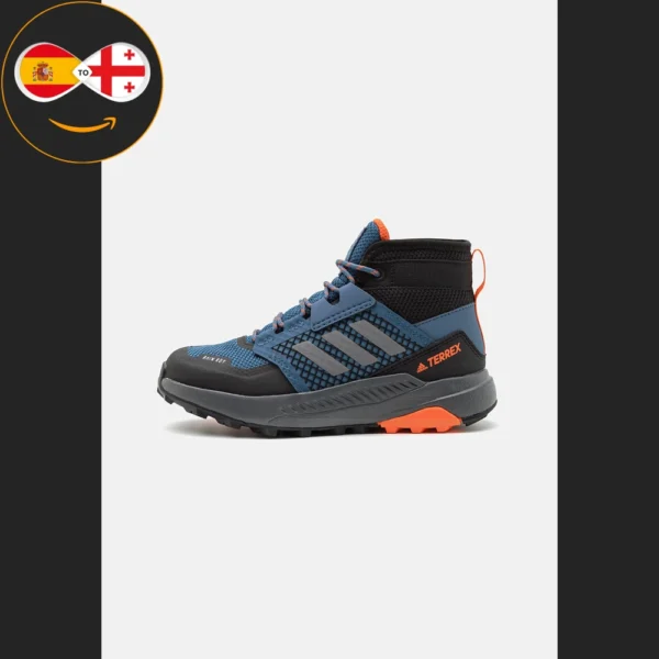 Adidas Terrex TERREX TRAILMAKER MID RAIN.RDY HIKING steel/grey three/impact orange