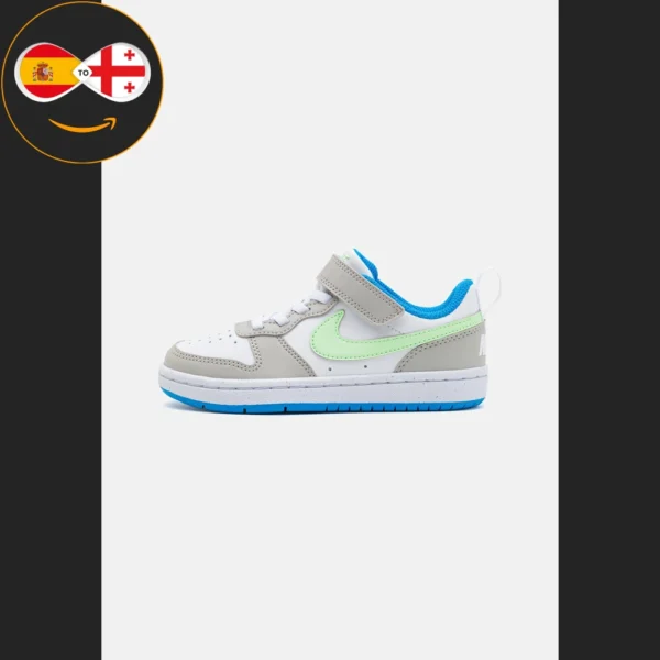 Nike Sportswear COURT BOROUGH LOW RECRAFT UNISEX light iron ore/vapor green/white/photo blue