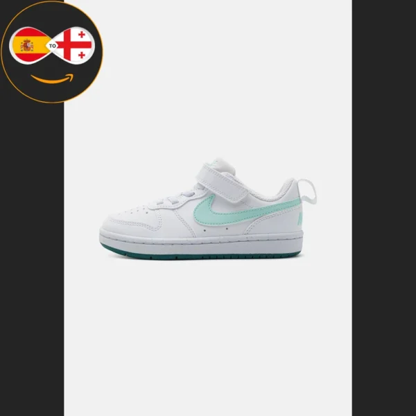 Nike Sportswear COURT BOROUGH LOW RECRAFT UNISEX white/jade ice/geode teal