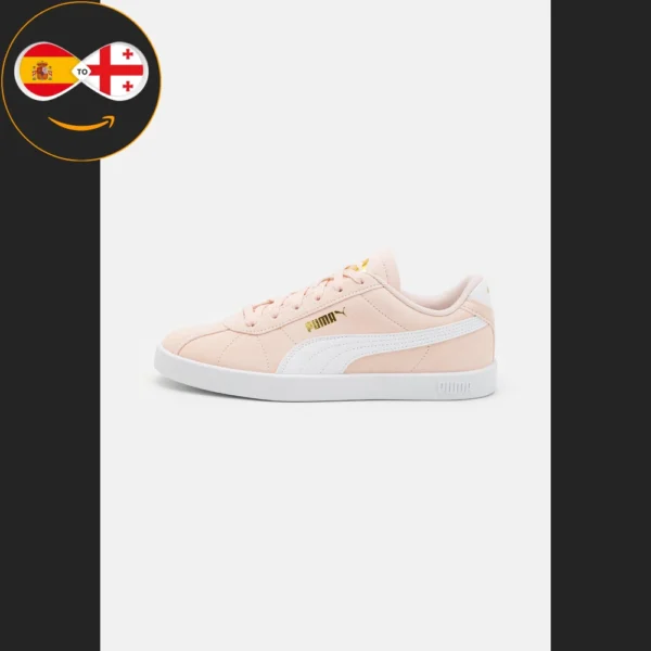 Puma CLUB II JR UNISEX island pink/white/gold