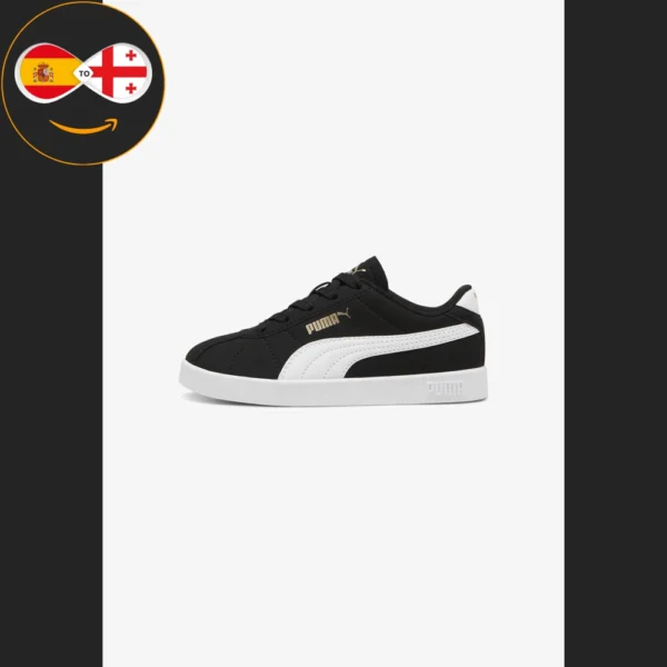 Puma CLUB II black white gold