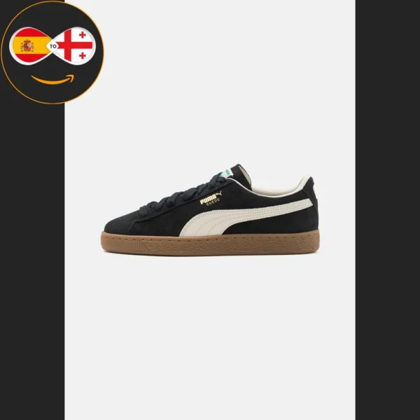 Puma SUEDE TERRACE UNISEX black/feather gray/gum