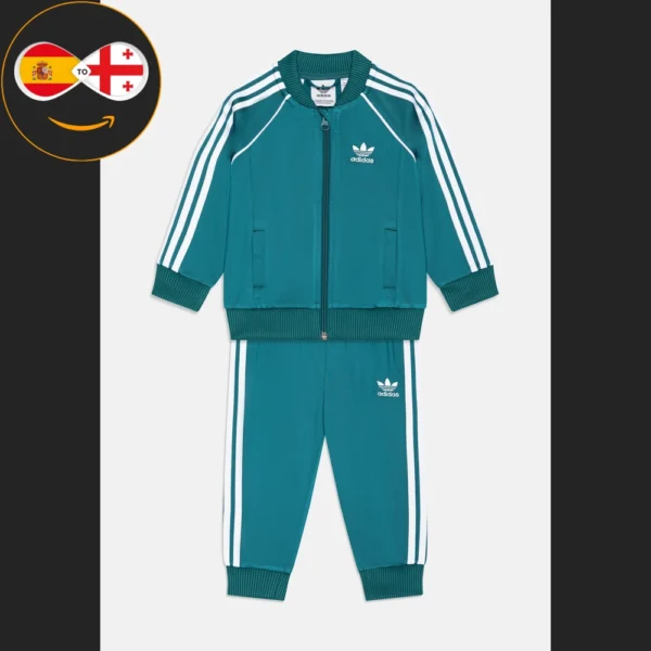 adidas Originals ADICOLOR SUPERSTAR TRACK SUIT KIDS legacy teal