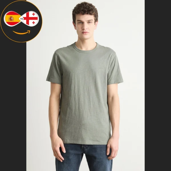 BOSS Camiseta básica - open grey