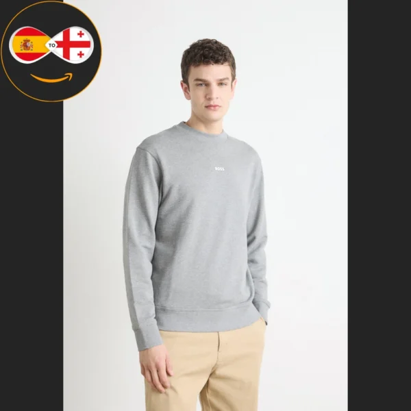 BOSS Sudadera - light pastel grey