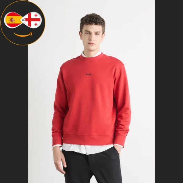 BOSS Sudadera - medium red