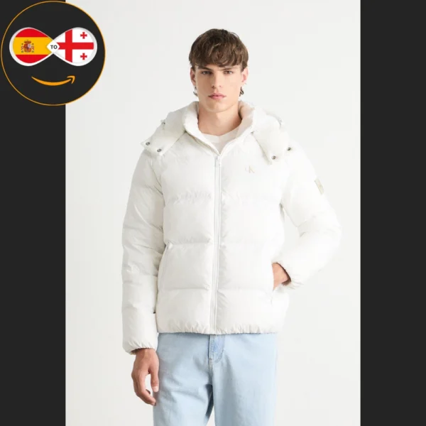 Calvin Klein Jeans ESSENTIALS JACKET bright white