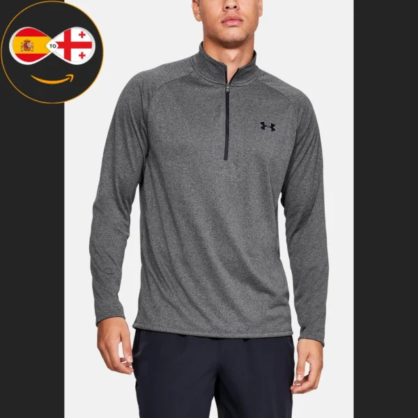 Under Armour TECH ZIP carbon heather