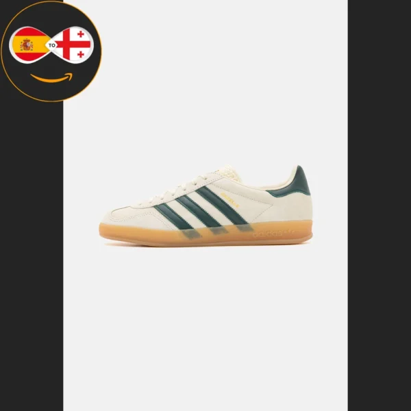 adidas Originals GAZELLE INDOOR UNISEX cream white/collegiate green