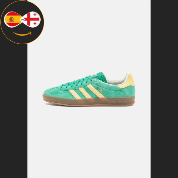 adidas Originals GAZELLE INDOOR UNISEX semi court green/most yellow