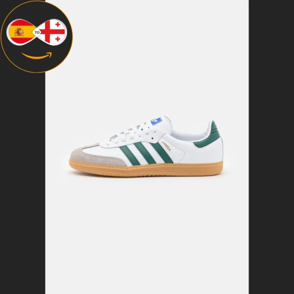 adidas Originals SAMBA OG UNISEX footwear white/collegiate green