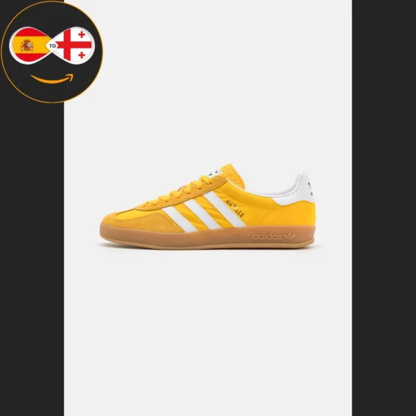 adidas Originals GAZELLE INDOOR UNISEX crew yellow/footwear white/almost yellow