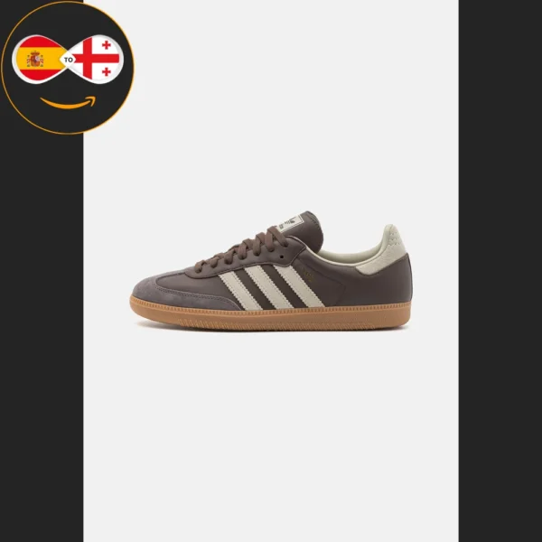 adidas Originals SAMBA OG UNISEX brown/putty grey/gold metallic