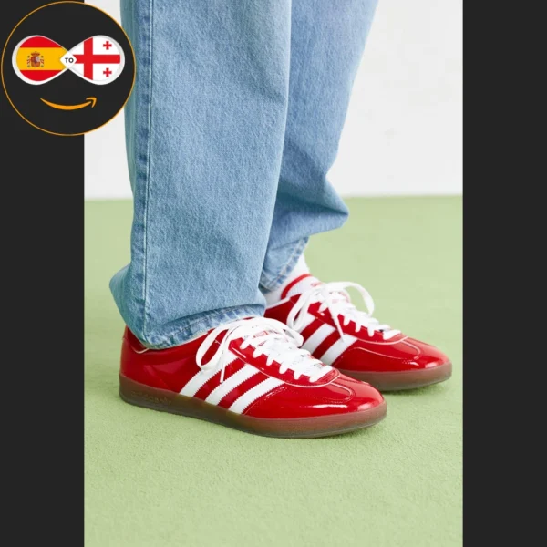 Adidas GAZELLE INDOOR UNISEX better scarlet/footwear white