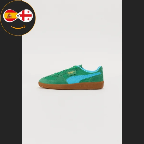 Puma PALERMO VINTAGE UPDATE UNISEX archive green/bright aqua